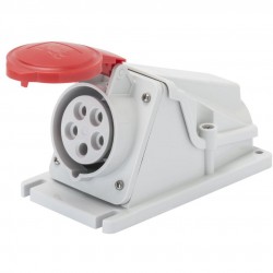 Priza industriala Gewiss, aplicata, 3P+N+E, 32A, 380-415V, IP67, 6H Gewiss GW62516 Priza industriala Gewiss, aplicata, 3P+N+E, 32A, 380-415V, IP67, 6H Gewiss GW62516