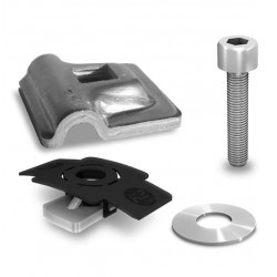 Clema de protecție împotriva descărcărilor electrice Alu de 8 mm - Set. ( K2 SYSTEMS - 2002473 )